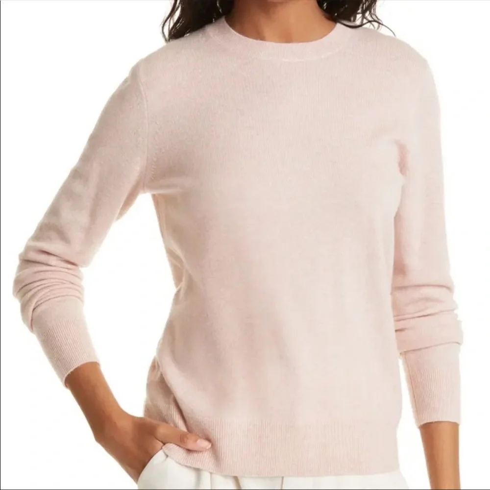 NWT Vince Pink crew neck sweater Medium - Picture 2 of 9